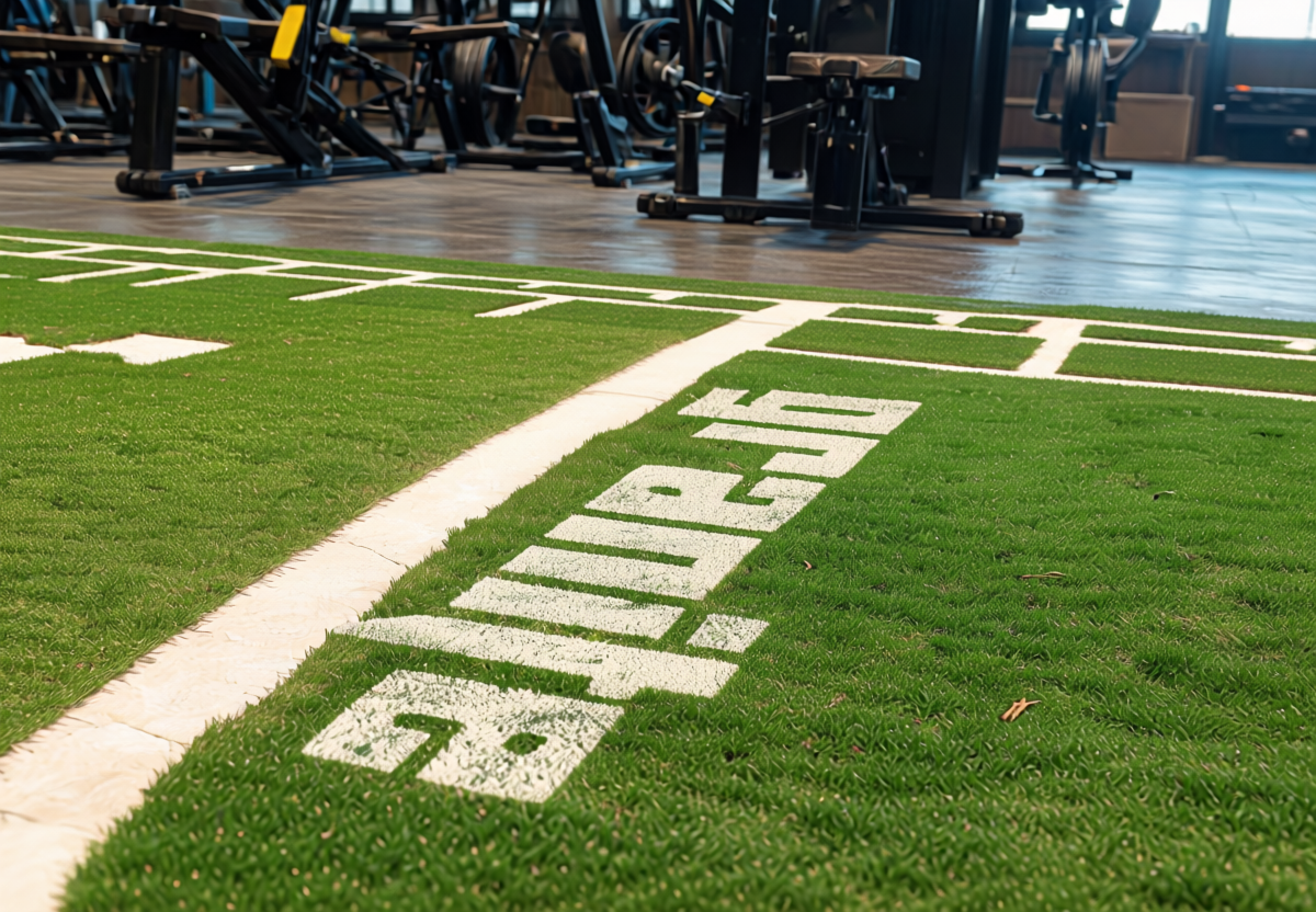 Granite Functional  Custom Astro Turf Track